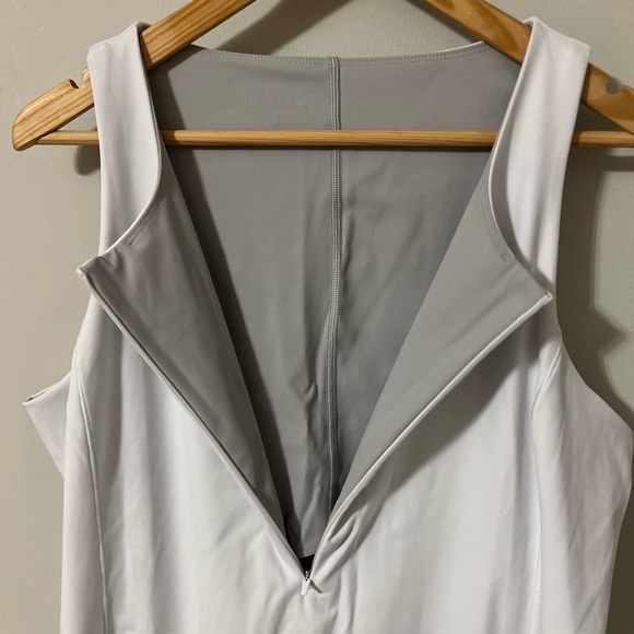 Spanx SPANXshape Get Moving Zip Front Dress Vivid White 2X NWOT - Picture 7 of 11